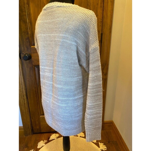 Say What? White Tiger Crew Neck Size Large Unique Holiday Fun Christmas Sweater - Picture 5 of 10